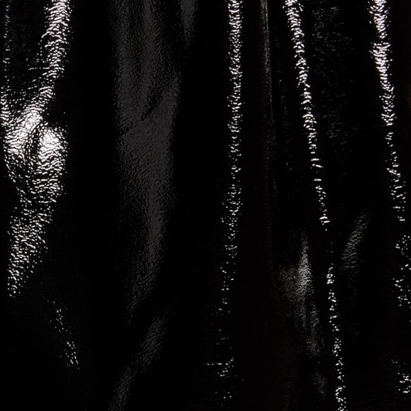 Something Navy Glossy Trench Coat - Picture 6 of 7